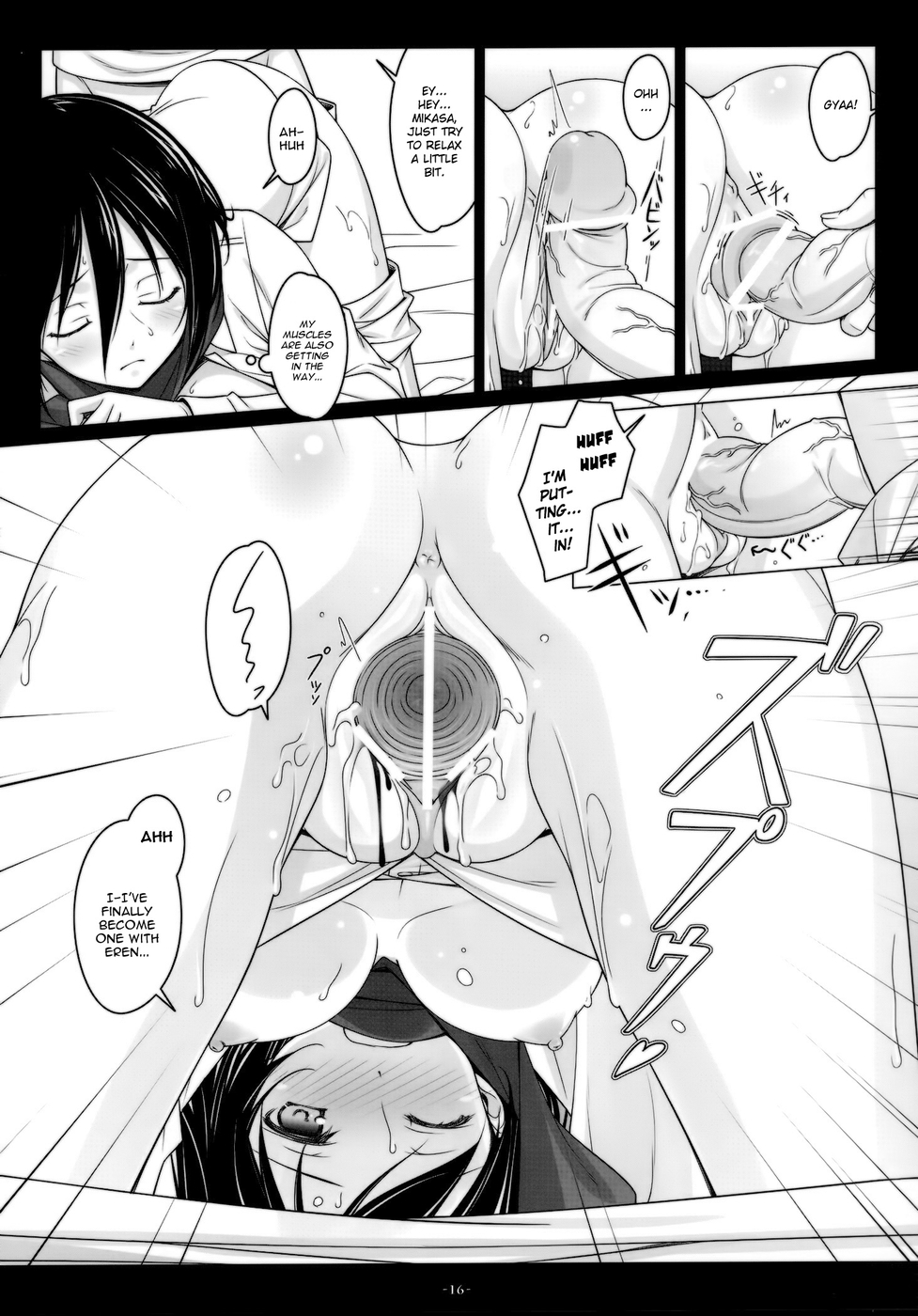 Hentai Manga Comic-Attack on Mikasa-Read-15